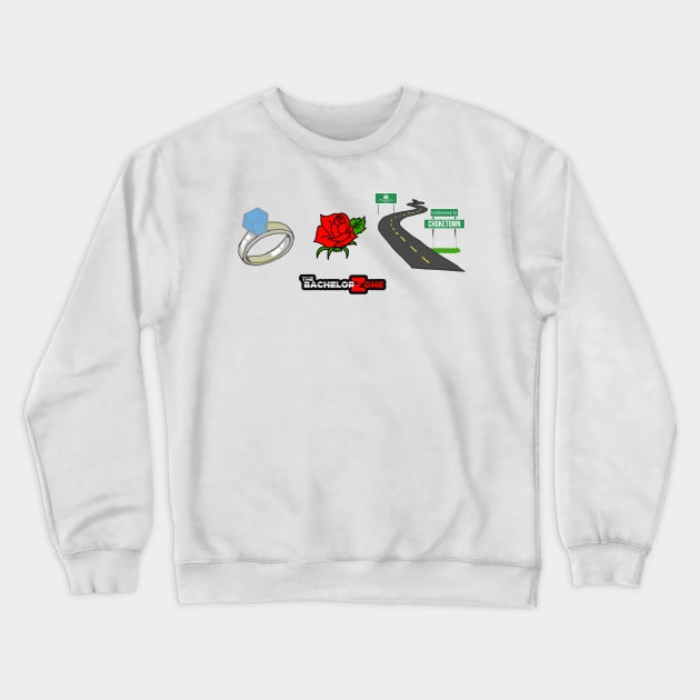 Ring, Rose, or Road Crewneck Sweatshirt by bachelorzonepod